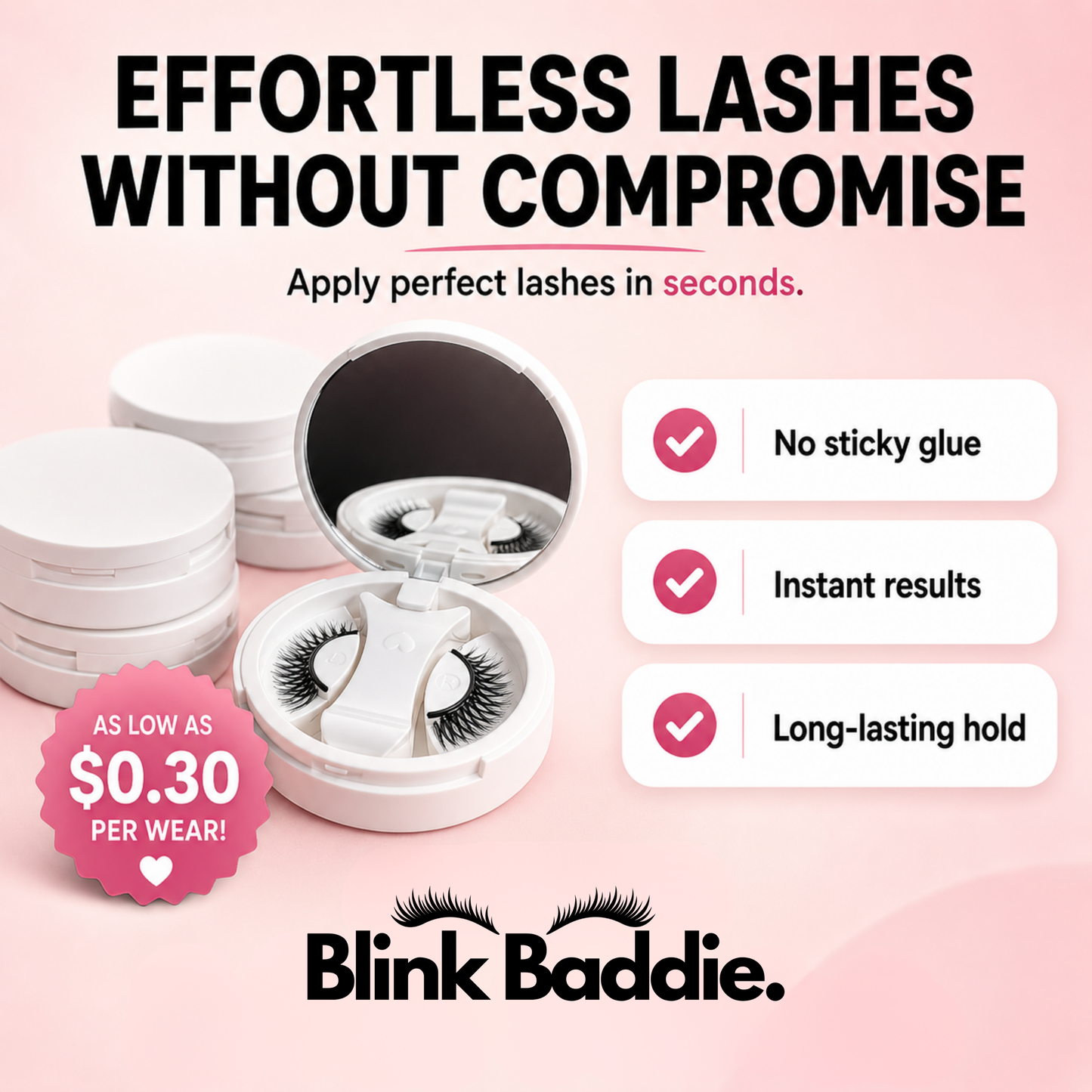 Blink Baddie. Magnetic Lash Kit™